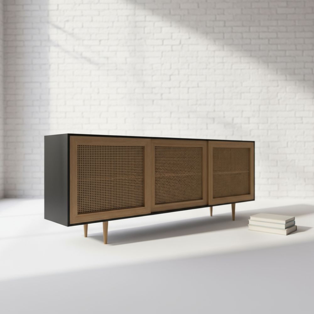 Rattan 3 Door Server - Image 2