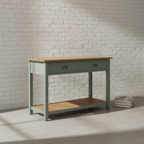 Hunter Console with Slatted Shelf