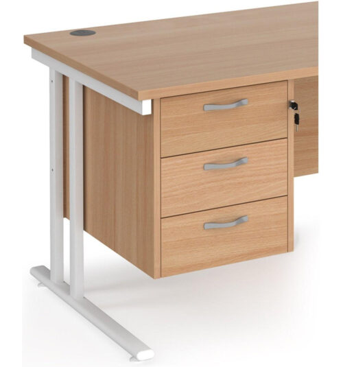 Pedestal 3 Drawer Fixed