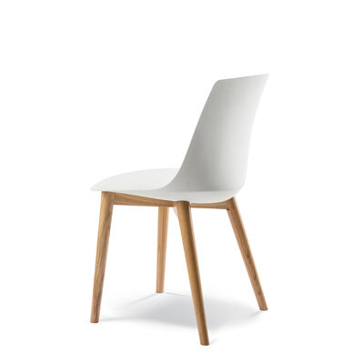 OBI Chair Polyprop Timber Legs