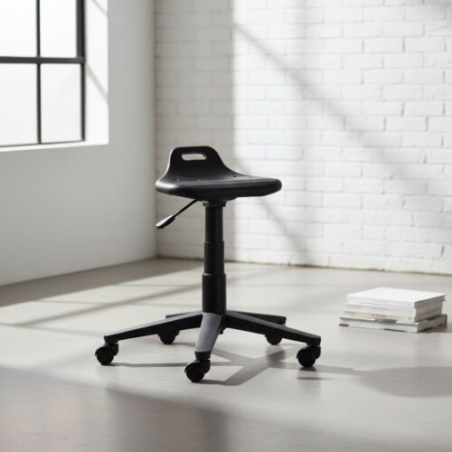 Industrial Saddle Chair