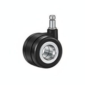 60mm Chrome Hollow PU Castor