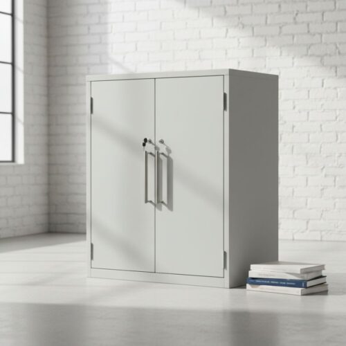 2 Door Cabinet With Shelves