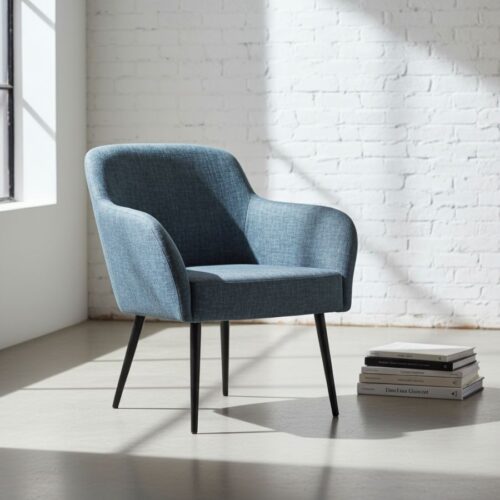 BOXX Armchair Tapered Steel Legs